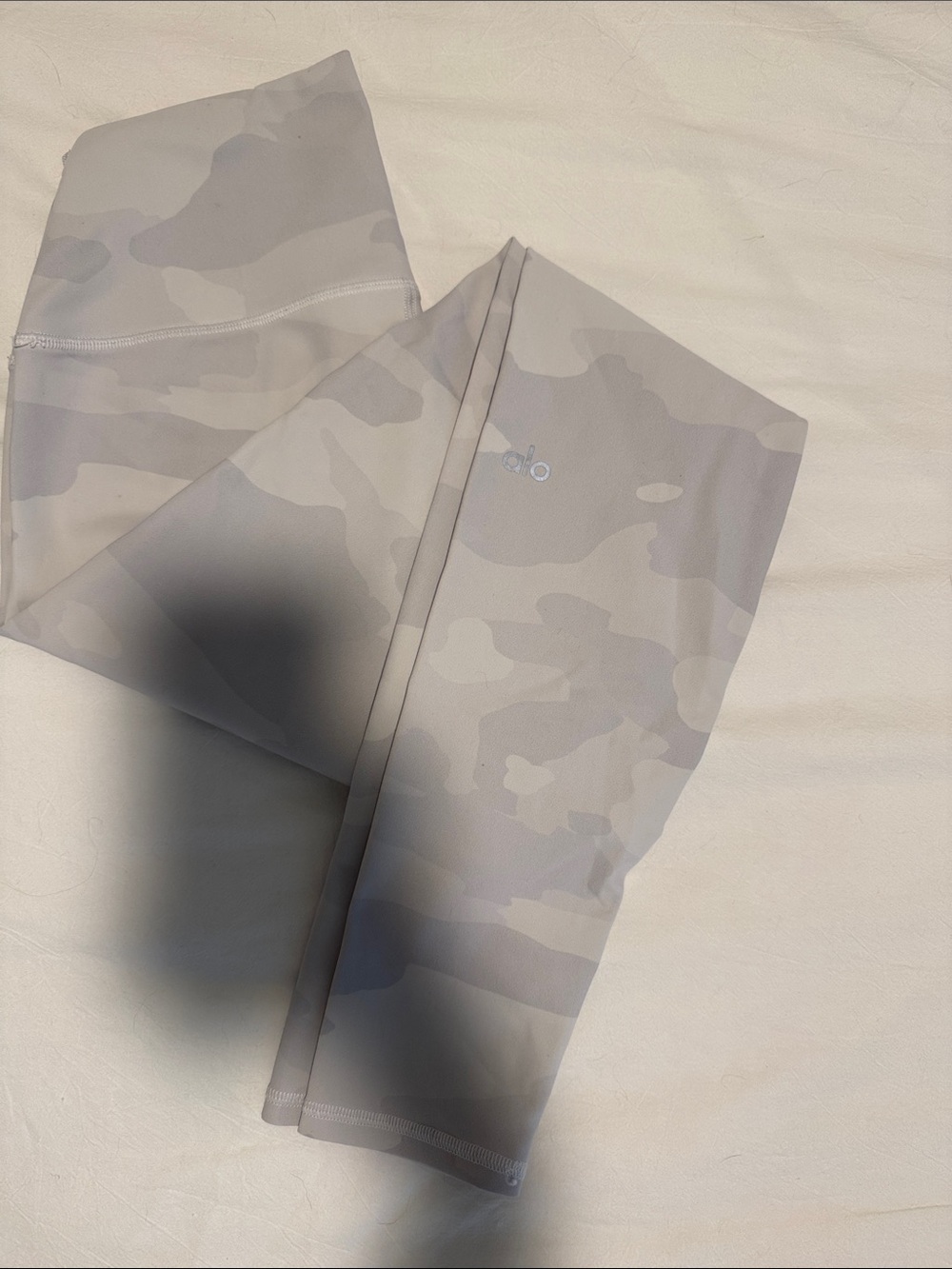 Alo Light Grey Camo Leggings